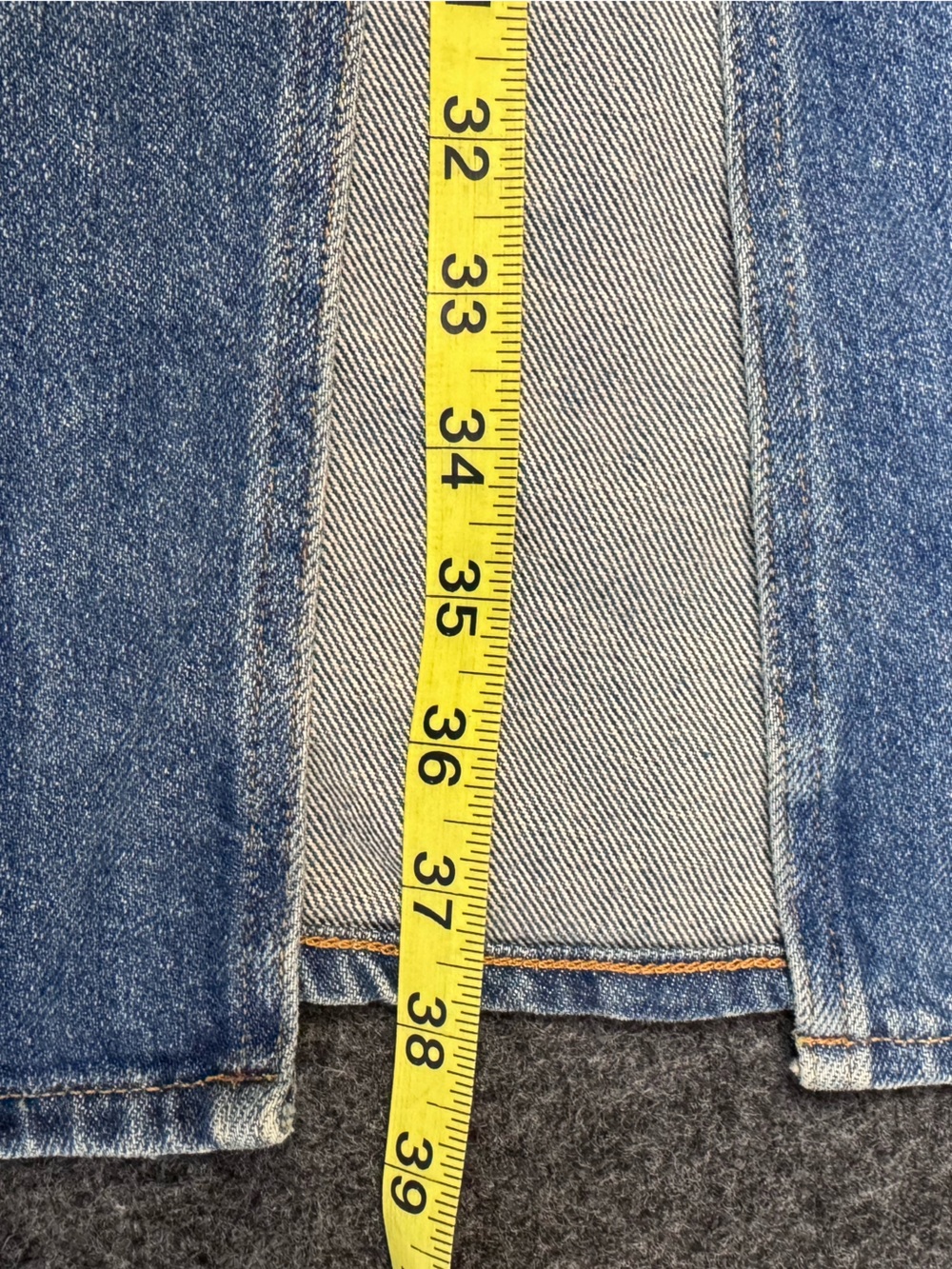 AGOLDE leif denim maxi skirt in swing 30 - Picture 8 of 12